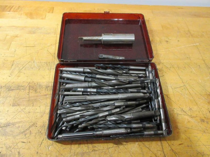 Case Of HSS Drills &amp; Reamers - Mostly Morse Taper No.1 - No.2- Auction Item