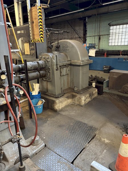 Bliss 9&quot; x 22&quot; x 20&quot; 4Hi Work Roll Driven Bonding Mill