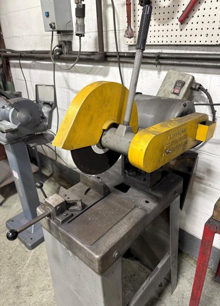 12&quot; Kalamazoo Abrasive Saw K12B, 2.5&quot; Solid Rounds, 5 HP, Factory Stand