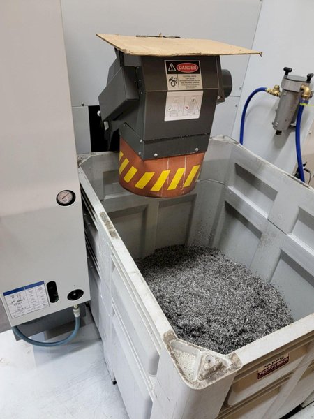 Haas EC-400 Pallet Pool 4-Axis CNC Horizontal Machining Center with 6-Station Pallet Pool, 12,000 RPM Spindle, Full 4th Axis, 100 Station Tool Changer, 1000 PSI Through Spindle Coolant, and Probing.