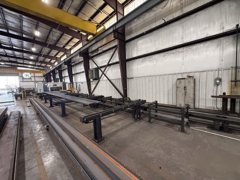 Ficep Valiant Steel Processing Line with 453 VLB Beam Drill &amp; K100E Band Saw, 2021/2023