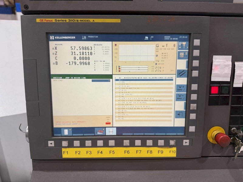 2008 Kellenberger Kel-Vita UR175/1000 Used CNC OD/ID Cylindrical Grinder For Sale