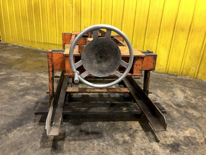 10,000 LBS X 84" X 26" TO 62" WIDE BUSHMAN ADJUSTABLE SHEET LIFTER:STOCK # 4124