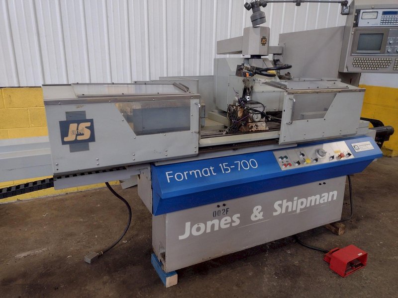 9.4" X 27" JONES &amp; SHIPMAN MODEL #FORMAT 15-700 CNC CYLINDRICAL GRINDER: STOCK #16131
