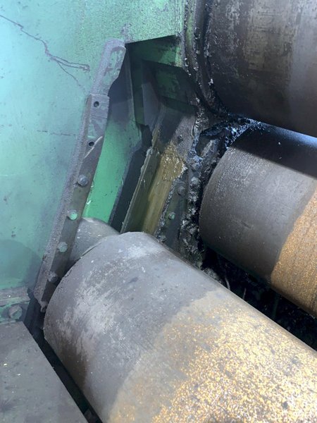 12' X 1.5" HAUSLER 4 ROLL MODEL NO. VRM12/3 HYDRAULIC PLATE BENDING ROLLS: STOCK #13390