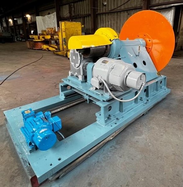 15000# X 28&quot; HERR EQUIPMENT POWERED UNCOILER STOCK# 3452