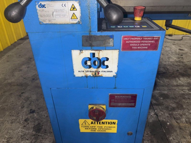 2-1/8&quot; CBC ALTA TECHNOLOGIA MODEL #UNI-70C ELECTRIC TUBE BENDER W/ MANDREL TABLE: YOBRO #23826