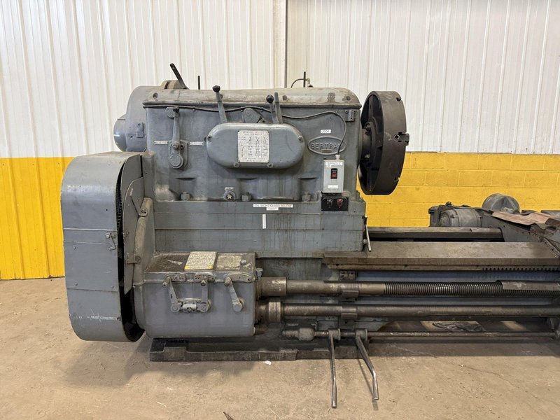 56" x 336" (28') BERTRAM ENGINE LATHE WITH DUAL CARRIAGES: STOCK #10964