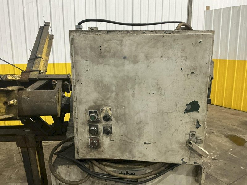 7,000 LBS X 48" DALLAS SINGLE END MOTORIZED UNCOILER COIL REEL: YOBRO #26129