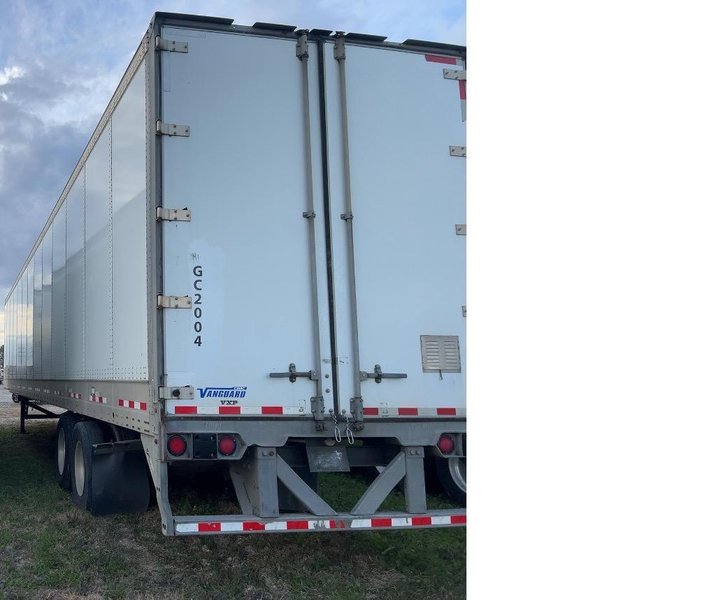 Vanguard 53′ Dry Van Trailer, 2019 – Swing Doors, Wood Floors, Air Ride