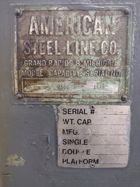 2500 LB X 24&quot; AMERICAN MODEL 60 COIL REEL UNCOILER: YOBRO #23909