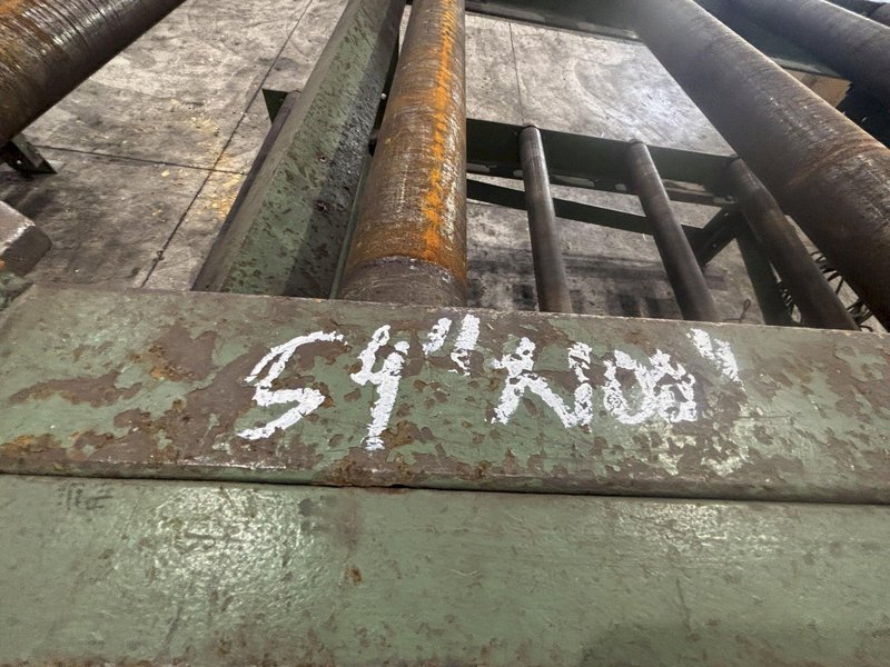 100' X 54" PEDDINGHAUS POWERED ROLLER CONVEYOR. STOCK # 0113626