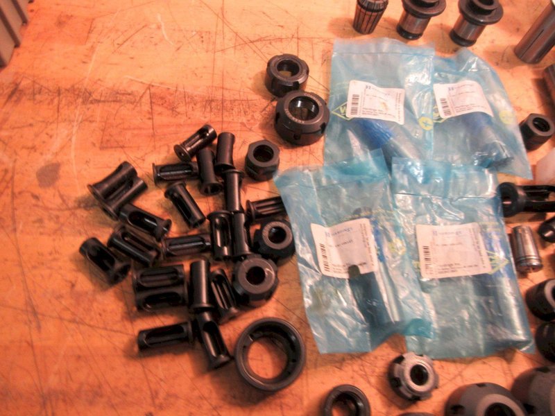 Various Assorted Collets &amp; Collet Nuts- Auction Item