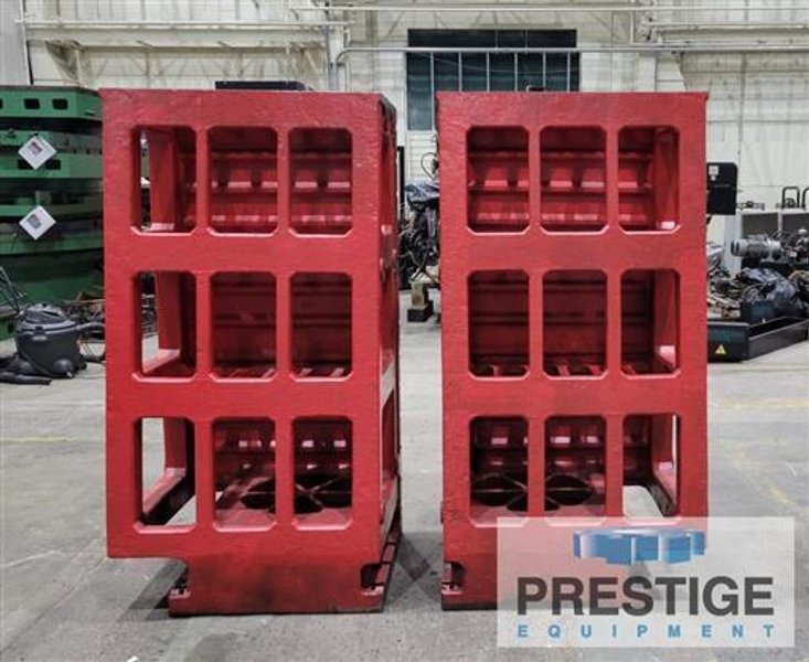 74.625&quot; x 39.375&quot; T-Slotted Angle Plates w/ Surface Fixture Plates, Qty. 2