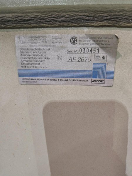 100 TON ATOM S 6110 / 2 L EV DIE CUTTING PRESS W/ UNWIND STATION. STOCK # 0772526