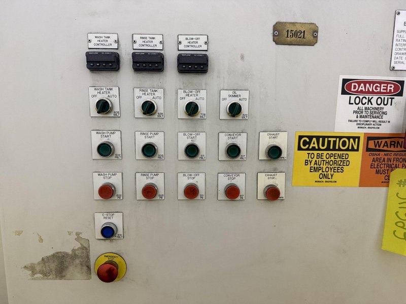 18" RANSOHOFF LEANVEYOR 3-STAGE STEEL MESH CONVEYOR PASS THROUGH PARTS WASHER, NEW 2017: YOBRO #24292