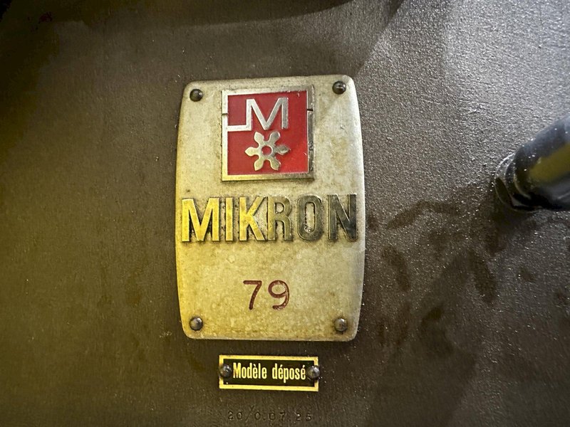 MICRON MODEL #79 GEAR HOBBER W/ AIR TAIL STOCK: STOCK #22042