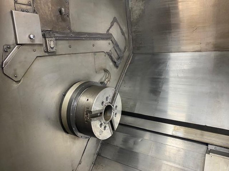 Mori Seiki ZL-35MC-750 CNC Lathe, 12" Chuck, 2000 RPM, Fanuc 16TT (CAPS), 4-Axis, 2-Turrets, Tailstock, 30 HP, New 1995