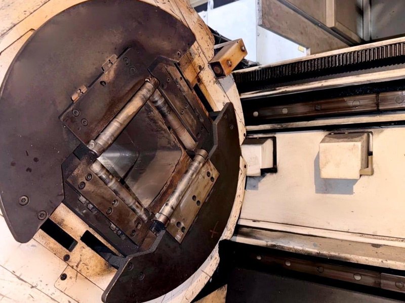 2,500 Watt Mazak Fabri Gear 150 Tube Laser, 2007 – 3D Cutting Capability, Recently Replaced Resonator