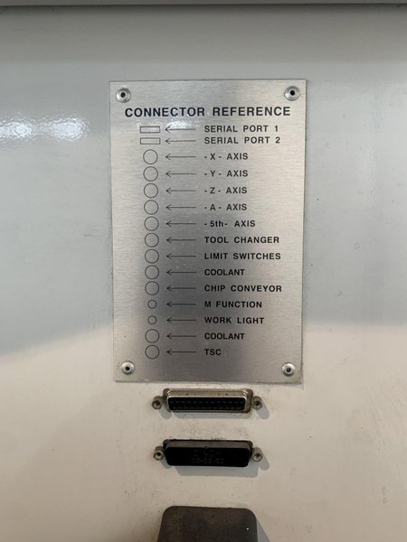 HAAS VF-3/40 4-AXIS CNC VERTICAL MACHINING CENTER. STOCK # 0206922