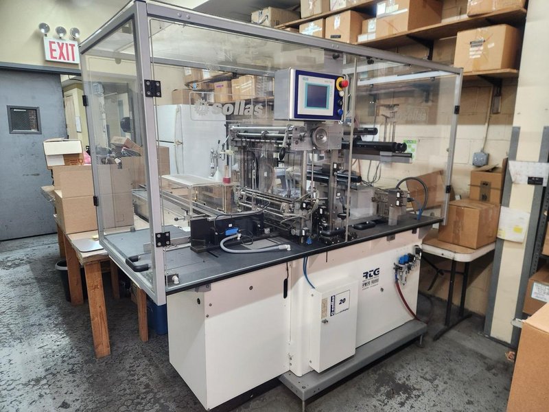 Sollas 20 Right Angled Overwrapping Machine, 2012