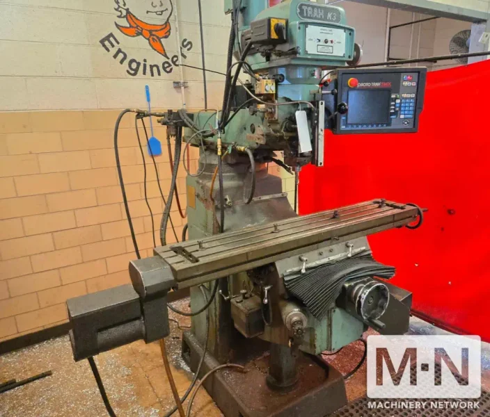 Trak K3 CNC Knee Mill w/ Prototrak SMX Dro/Controller, Powerfeed