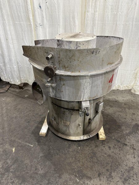 4 CUBIC FT SWECO MODEL FPD4LP, VIBRATORY PARTS FINISHER: STOCK #77372