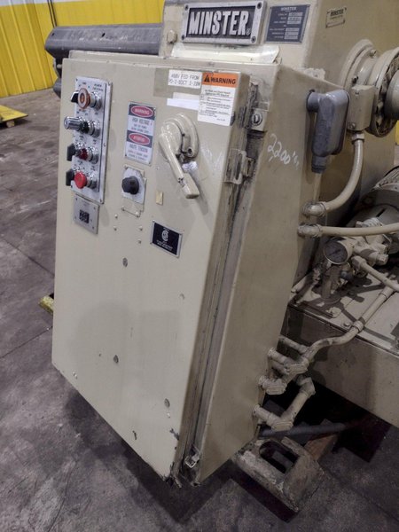 4,000 LBS x 32" MINSTER MODEL #426-SC-SP MOTORIZED COIL REEL UNCOILER : YOBRO #25766