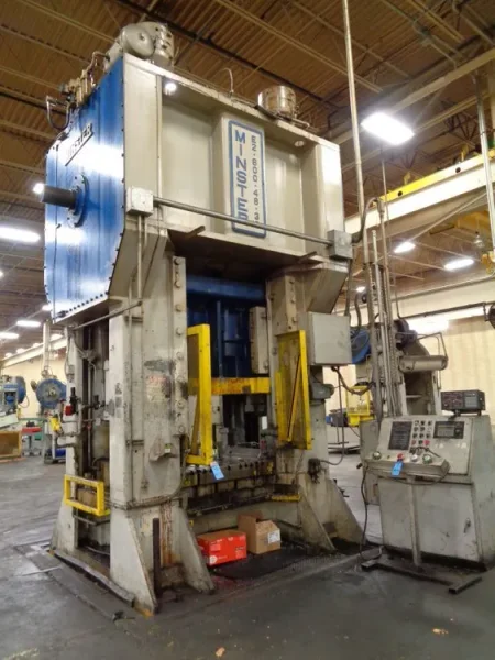 MINSTER 600 TON SSDC PRESS, S/N E2-600-14892, STOCK# 13788J
