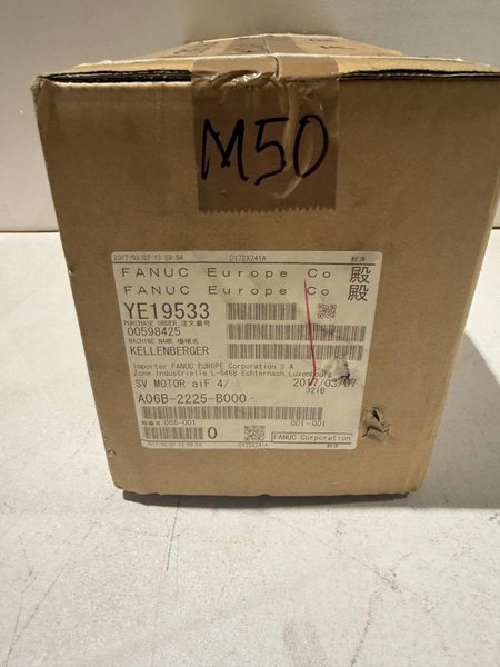 FANUC A06B-2225-B000 SERVO MOTORS NEW IN BOX