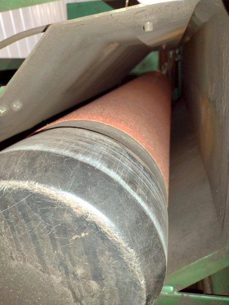 42" X 50 HP TIMESAVER MODEL #343-1SG  SLAG GRINDER BELT SANDER WITH HAMMOND DUST COLLECTOR: STOCK #17009