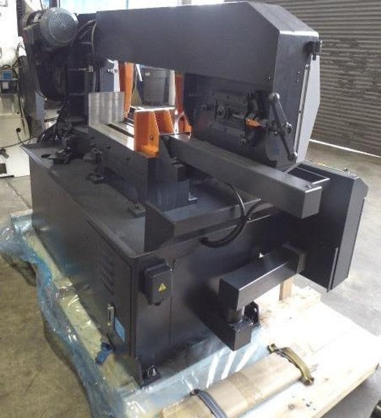 11" x 19" COSEN Horizontal Band Saw Model SH-500M, Miter, Semi-Auto, 1" Blade 3 HP, To Order