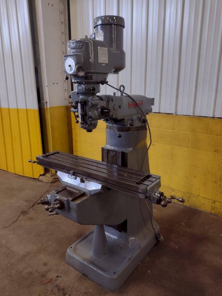 1.5 HP BRIDGEPORT RAM TYPE VERTICAL MILL: STOCK #18811