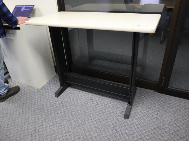 Standing Height Office Desk with Laminate Top- Auction Item