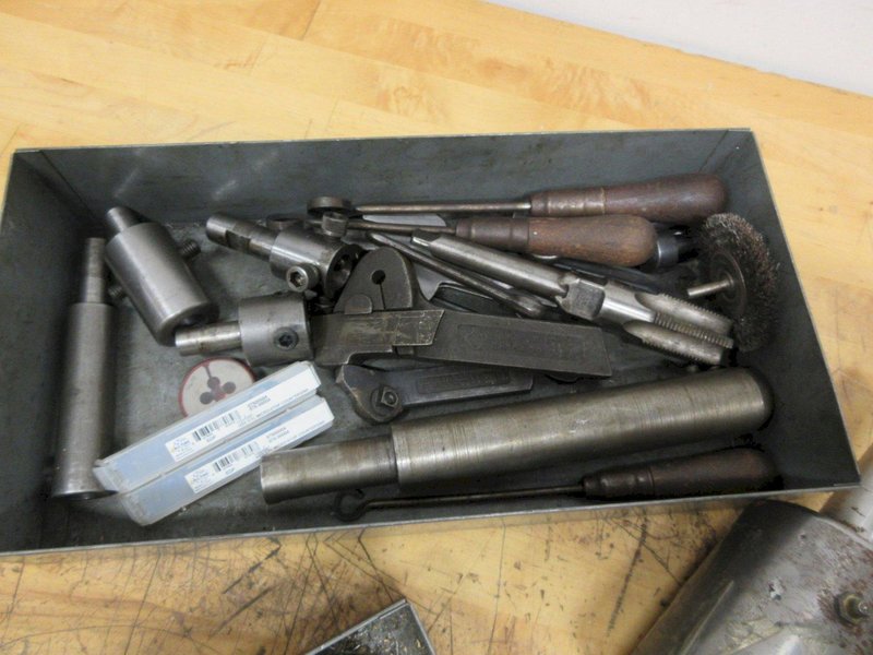 Live Centers with #3 &amp; #4 Morse Tapers, Assorted Lathe Tool Holders and Cutting Tools- Auction Item