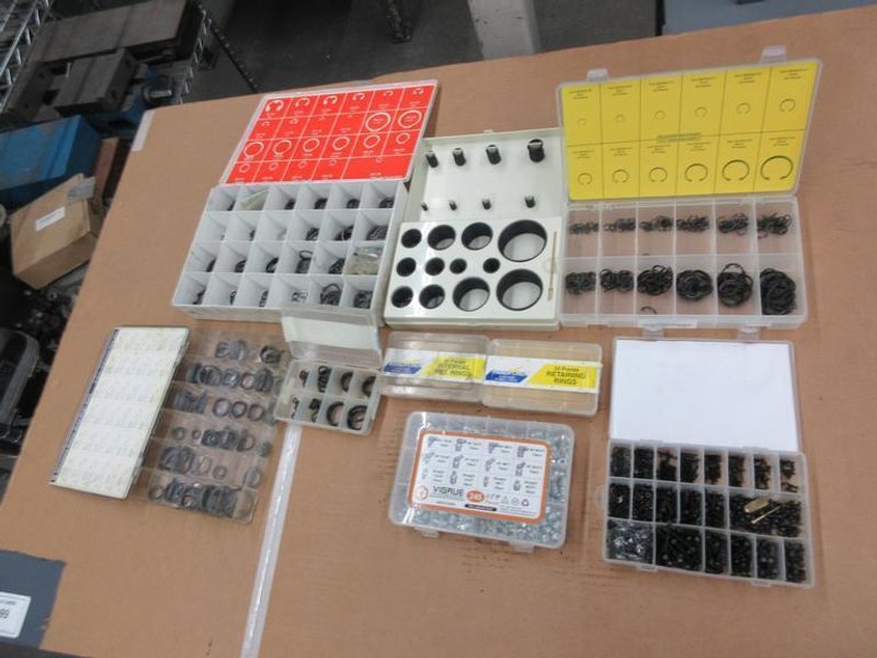 Hardware Snap Rings, Orings, Grease Zerks, Small Metric Bolts- Auction Item