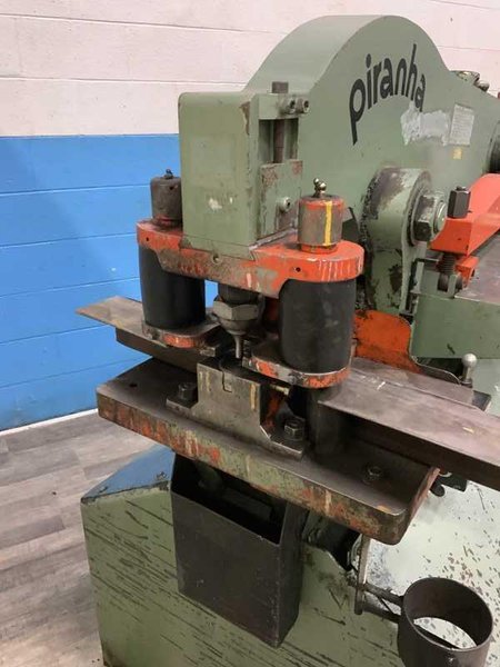 90 TON PIRANHA HYDRAULIC IRONWORKER: STOCK# 4206