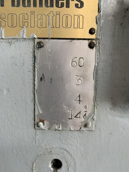 60-TON BLISS C-60 BACK-GEARED OBI PRESS. STOCK # 0788724.