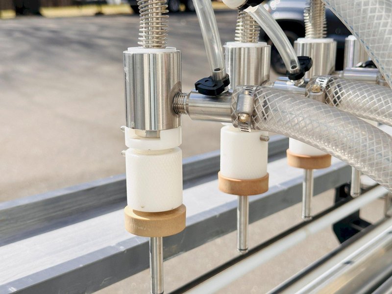 Cozzoli IFLM Four Headed Filler ||  Inline Fill-To-Level  ||  Manual Filler