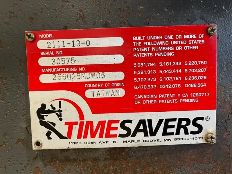TIMESAVER 2111-13-0  37” Metal Wet Sander 2007’ Stainless # 7688