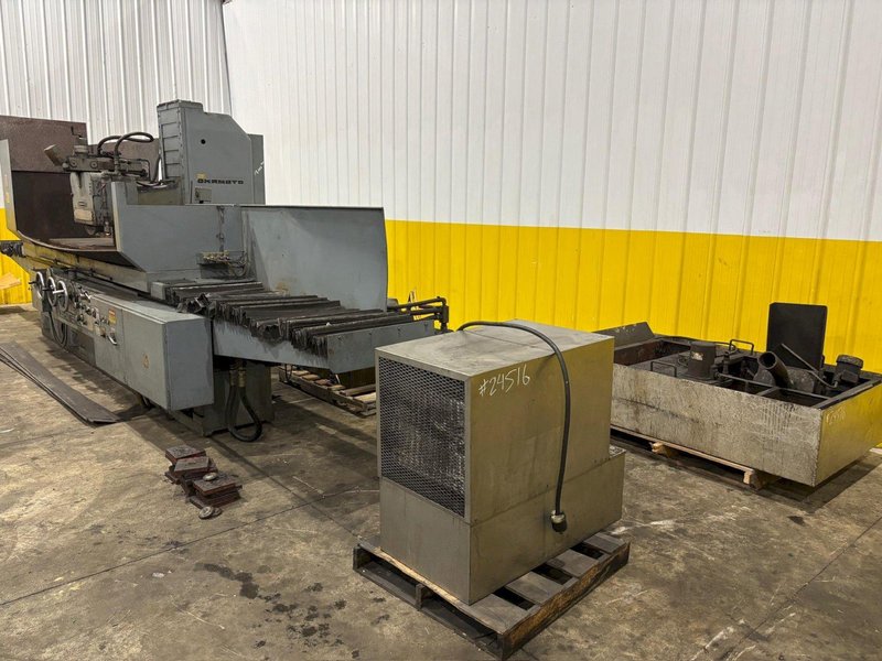 20" X 80" OKAMOTO MODEL #PSG 205 3 AXIS HORIZONTAL PRECISION SURFACE GRINDER: YOBRO #24516