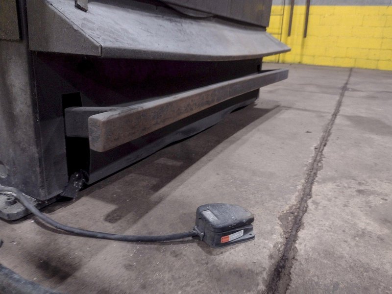 50 TON x 6' AMADA MODEL #RG50 HYDRAULIC PRESS BRAKE NC9-EX CONTROL, 1987: STOCK #19273