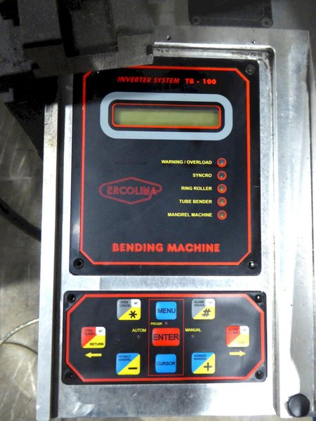 2-1/2&quot; Ercolina Rotary Draw Mandrel Bender, Programmable, 10&#039; Mandrel Table, 2006, Excellent