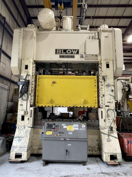 800 ton Blow Press Model SC2-800-108-54 Used Straight Side Mechanical Metal Stamping Press For Sale, Year 1995, Rebuilt in 2016
