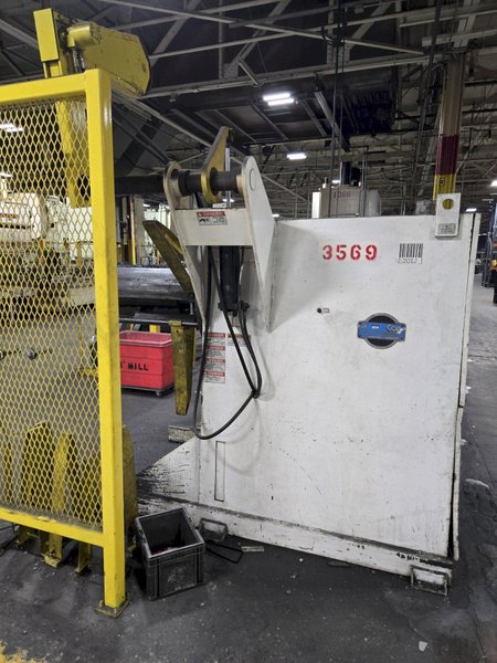 15,000 LBS X 24" COE MODEL #CPR-PO-15024 COIL REEL UNCOILER: YOBRO #25195