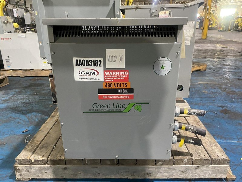 Rex Power Magnetics – SC25JH-A/Z Transformer 600/480V – 120V, 25kVA USED