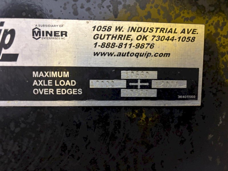 24,000 LBS X 7’ X 4’ AUTOQUIP MODEL #36KK24 HYDRAULIC LIFT TABLE: YOBRO #24355