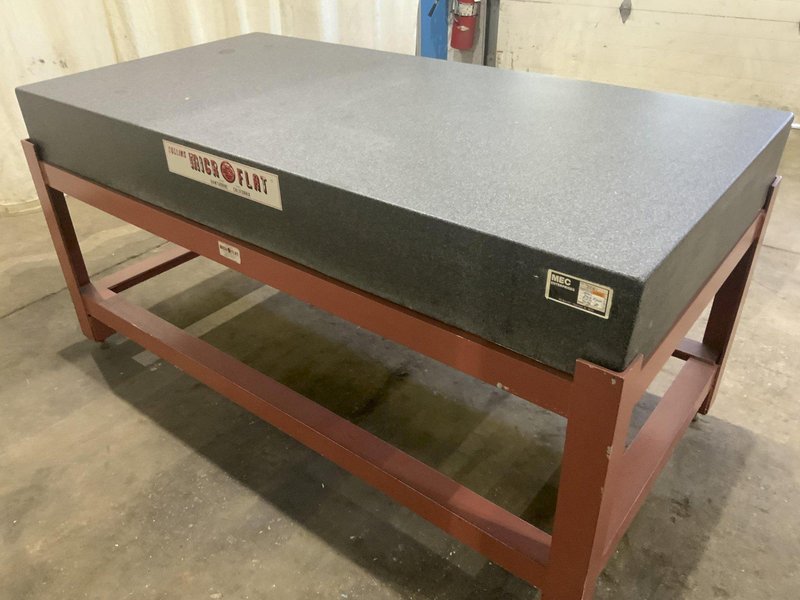 72" X 36" COLLINS MICROFLAT GRANITE SURFACE PLATE: STOCK #81076