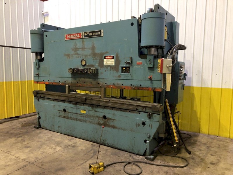 175 TON X12' NIAGARA HYDRAULIC PRESS BRAKE STOCK #3640