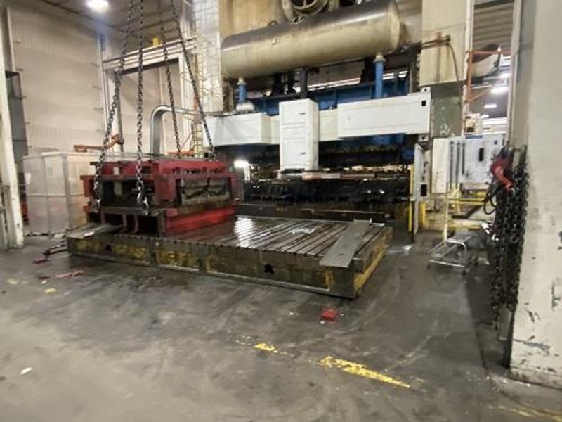 1250 TON RAVNE 2DE-1250-240-96 SSDC STAMPING PRESS LINE W/ WAYNE TRAIL TRANSFER
